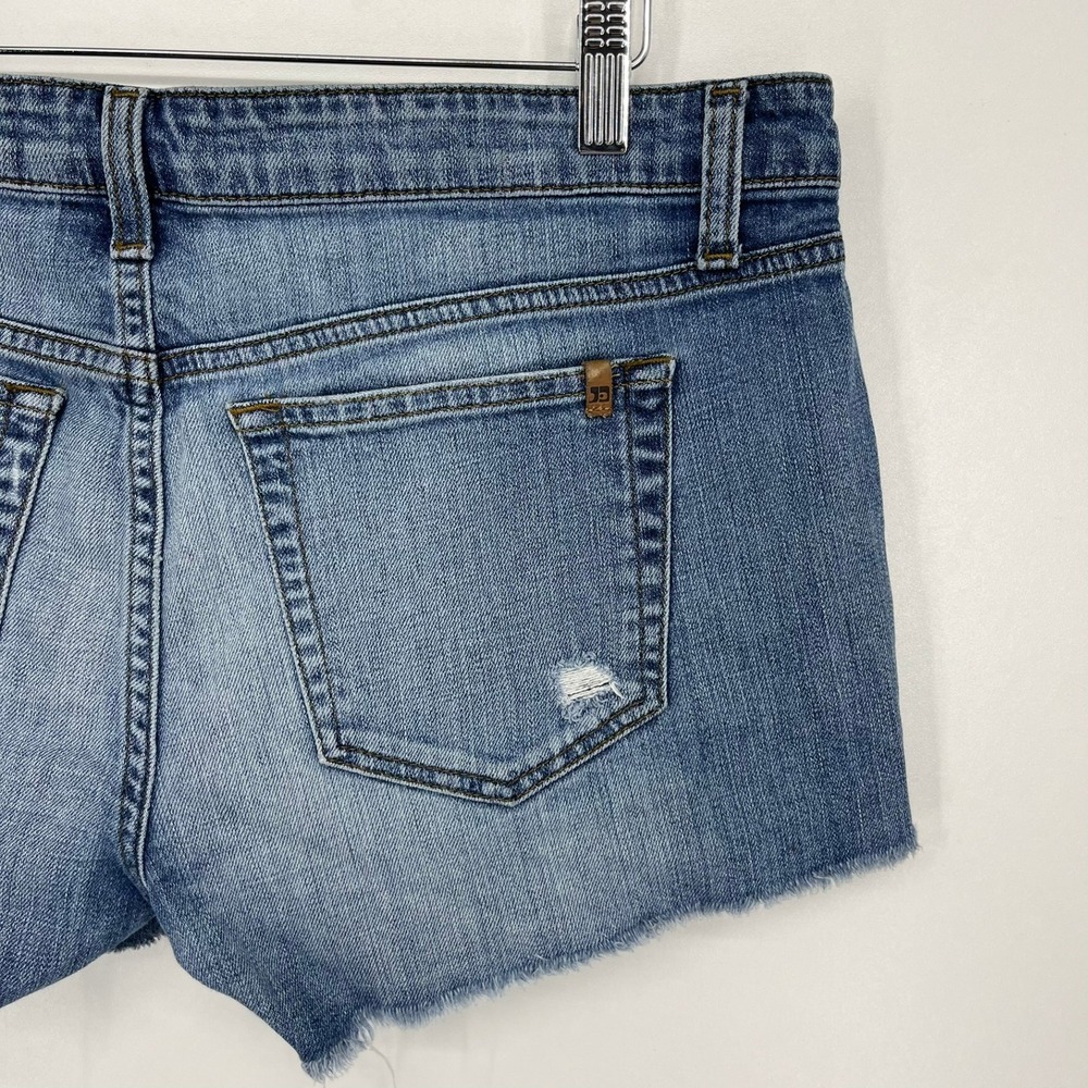 Joes Jeans Womens 32 Distressed Cut Off Denim Shorts Medium Wash Frayed Hem - Picture 12 of 13